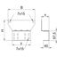 MP T610 Mounting plate FireBox T100 for cable support systems 185x52x141 thumbnail 2