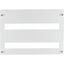 Front plate 45mm-Device cutout for 33 Module units per row, 2+ rows, white thumbnail 1