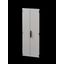 Sheet steel door, vertically divided, solid for VX IT, 600x2000 mm, RAL 7035 thumbnail 2
