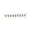 BUSBAR, low voltage, 100 A, AC 600 V, DC 1000 V, 15 x 16 x 160 mm, 9P, UL thumbnail 12