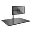 Single Display Bracket w/ Pole & Desk Clamp Securely mount a single desktop monitor to an office desk thumbnail 2