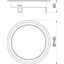 GES R2B 9011 Floor socket Plastic 140x140x40 thumbnail 2