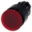 Illuminated mushroom pushbutton, 22 mm, round, plastic, red, 30 mm, 3SU1001-1AA20-0AA0-Z Y15 thumbnail 1