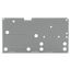 End plate snap-fit type 1.5 mm thick gray thumbnail 3