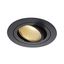 NEW TRIA DL ROUND Set Downlight, 6W, 2700K, 38ø, matt black thumbnail 1