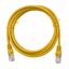 Patchcord RJ45 shielded, Cat.6, PVC, yellow, 0.5m thumbnail 1