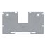 Seperator plate with jumper bar recess 2 mm thick 102.3 mm wide gray thumbnail 1