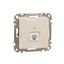 Telephone socket, Sedna Design & Elements, RJ11, Beige thumbnail 4