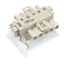 Linect® T-connector 5-pole Cod. A white thumbnail 2
