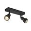 PURI 2 ceiling light, matt black, GU10, max. 2x50W thumbnail 2