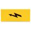 883-2486 Protective warning marker; with high-voltage symbol; yellow thumbnail 2