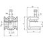 SSP 6-21 M6 A2 Beam clamp heavyweight design 6-21mm thumbnail 2