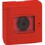 Break glass emergency box-2 position-surface mounting-IP 44-red box without LED thumbnail 3
