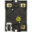 On-Off switch, P1, 32 A, service distribution board mounting, 3 pole, with black thumb grip and front plate thumbnail 32