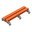 Double pin header DIN-35 rail mounting 20-pole orange thumbnail 1