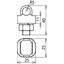 KS connector Cu-RCB f. Rd 6-10mm one-piece with spring washer thumbnail 2