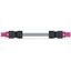 pre-assembled interconnecting cable Eca Socket/plug pink thumbnail 3