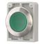 Illuminated pushbutton actuator, RMQ-Titan, flat, momentary, green, blank, Front ring stainless steel thumbnail 6