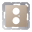 Centre plate f.Hifi socket A562-2CH thumbnail 2