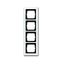1724-284/11 Cover Frame Busch-axcent® Studio white thumbnail 1