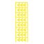 Cable coding system, 3 - 5 mm, 5.8 mm, Polyamide 66, yellow thumbnail 2