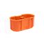 Flush mounted junction box M2x60DF MULTIWALL SLIM orange thumbnail 2