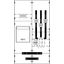 KA4046 CT meter panel, Field width: 2, Rows: 0, 900 mm x 500 mm x 160 mm, IP2XC thumbnail 5