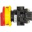 Main switch, T3, 32 A, flush mounting, 1 contact unit(s), 2 pole, Emergency switching off function, With red rotary handle and yellow locking ring, Lo thumbnail 40