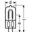 64516 300W 240V GX6.35 20X1 OSRAM DIMPLE thumbnail 2