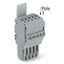 1-conductor female connector Push-in CAGE CLAMP® 1.5 mm² gray thumbnail 2