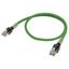 Ethernet patch cable, S/FTP, Cat.5, PUR (Green), 15 m XS6W0023F thumbnail 2