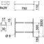 SLCS 1175 3 FT Cable ladder unperforated rung, welded 110x750x3000 thumbnail 2