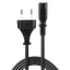 2m Euro to C7 Mains Cable Euro Plug to IEC C7 Connector thumbnail 2