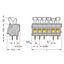 PCB terminal block push-button 2.5 mm² orange thumbnail 3