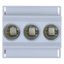 Fuse-base, LV, 63 A, AC 400 V, D02, 3P, IEC, DIN rail mount, suitable wire 1.5 - 4 mm2, 2xM5 o/p terminal, 2xM5 i/p terminal thumbnail 35