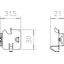 KS KR A2 Hold-down clamp for cable tray for barrier strip fastening thumbnail 2