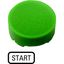 Button plate, raised green, START thumbnail 2