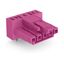 Socket for PCBs angled 5-pole pink thumbnail 1