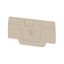 End plate AEP 2C 2.5, suitable for A2C, dark beige, Weidmuller thumbnail 2