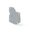 End plate for modular TOPJOB®S connector 1.5 mm thick gray thumbnail 1