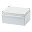 JUNCTION BOX WITH PLAIN SCREWED LID - IP56 - INTERNAL DIMENSIONS 150X110X70 - SMOOTH WALLS - GREY RAL 7035 thumbnail 2