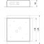 SK RK4 Shuttering unit for cassettes for polished screeds 253x253x55 thumbnail 2