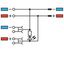 3-conductor sensor supply terminal block LED (green) with pluggable si thumbnail 4