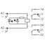 Relay module Nominal input voltage: 24 VAC 2 changeover contacts thumbnail 7