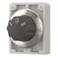 Changeover switch, RMQ-Titan, with rotary head, momentary, 3 positions, inscribed, Front ring stainless steel thumbnail 6