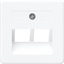 Centre plate for 2-gang modular jack 169-2UAEWW thumbnail 4
