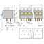 PCB terminal block push-button 2.5 mm² gray thumbnail 2