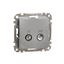 TV/SAT Socket intermediate 10db, Sedna, Aluminium thumbnail 3