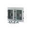 Front plate, 2xNZM4, 3p, withdrawable, W=800mm, IP55, grey thumbnail 4