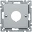 Central plate for command devices, aluminium, System M thumbnail 2
